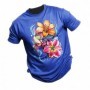 Camiseta de dibujo original con flores