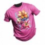 Camiseta de dibujo original con flores