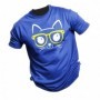Camiseta de Gato con gafas