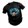 Camiseta de Goku nadando